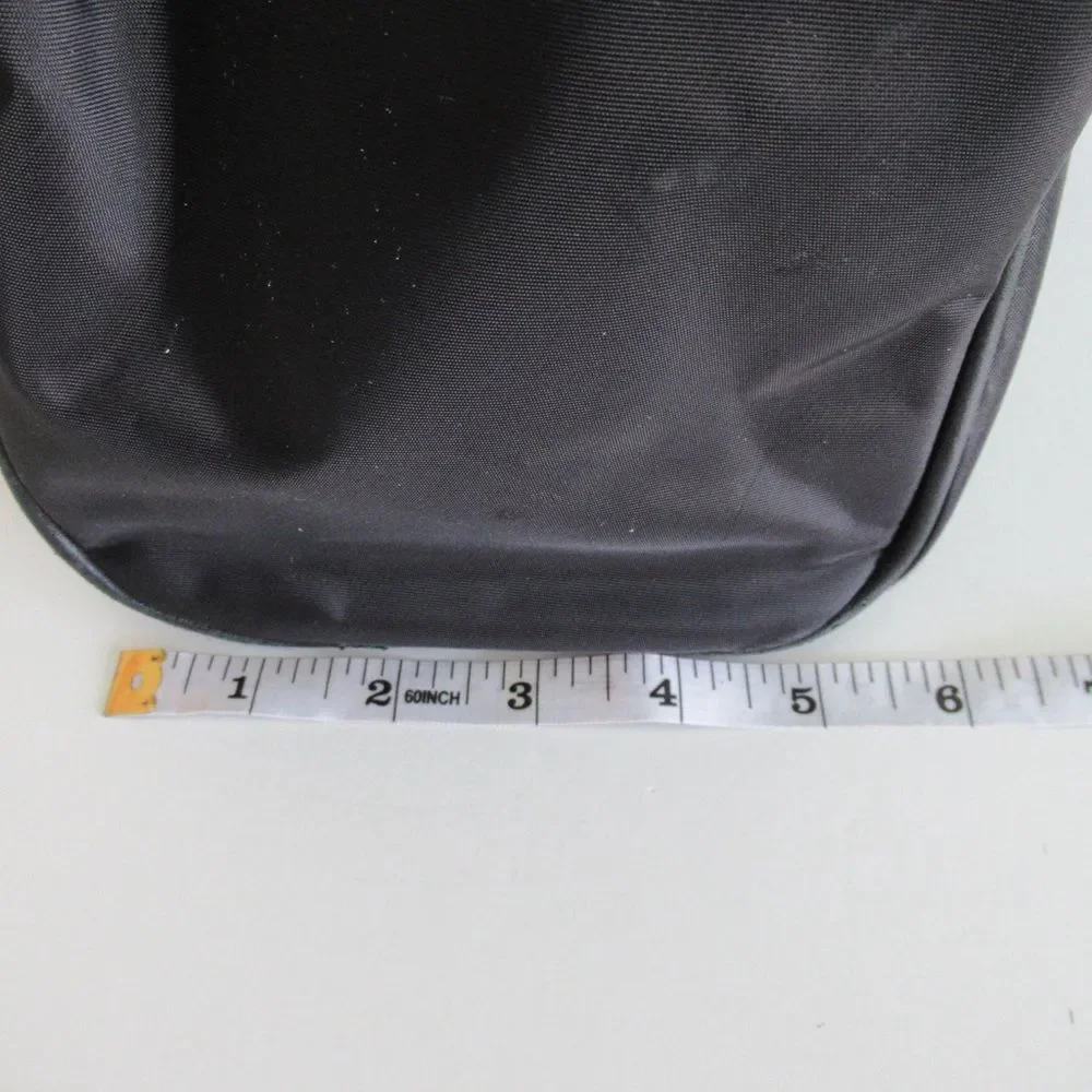 Chelsey Henry Large Black Tote with Kiwi Green Interior - Picture 7 of 13